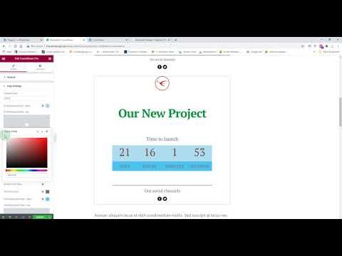 CountDown PRO - Elementor Widget: How To Create an Electronic Countdown