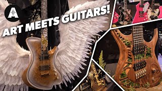 Some Unreal Guitars at the NAMM 2024 Boutique Guitar Showcase!
