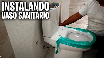 O que é preciso para instalar um vaso sanitário?