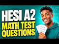 HESI A2 Math Test Questions | Must-Know Practice Before Exam Day#nursingexamprep #hesia2exam