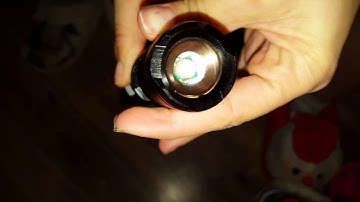 Cree XML T6 Adjustable Focus LED Flashlight ( 1600Lm 5 Modes 1 x 18650 Battery )