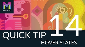 Quick Tip #14 - Hover/Rollover States | Adobe Muse CC | Muse For You