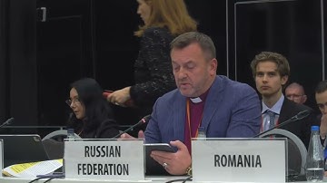 Выступление Дмитрия Шатрова на конференции ОБСЕ в Варшаве (октябрь 2025)