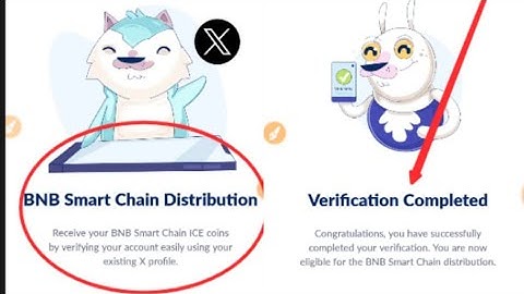 Complete X Verification For ICE-BNB Smart Chain Distribution To FURTHER RECEIVE ICE COINS