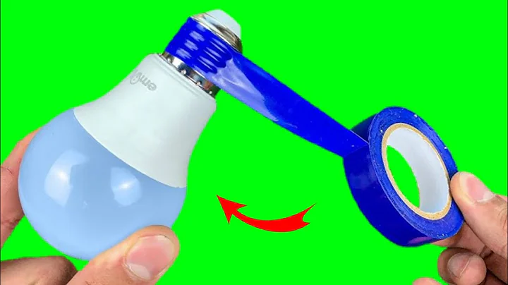 Why is it Not Patented? Wrap an LED Bulb with Electrical Tape and you'll be Amazed