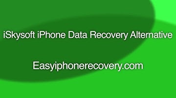 iSkysoft iPhone Data Recovery Alternative