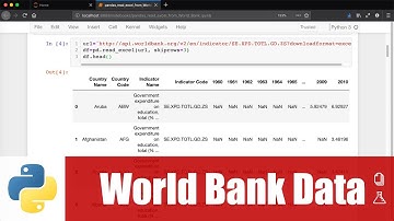 การดึงข้อมูลตัวชี้วัดจาก World Bank ด้วย pandas