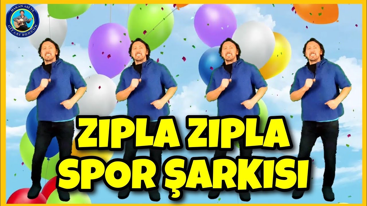 ⁣ZIPLA ZIPLA SPOR ŞARKISI | Çocuklar İçin Spor Şarkısı |  | Hakan Abi ve Gitarı Boncuk