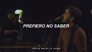 Video thumbnail of "Los Mesoneros - Prefiero No Saber (Live desde Pangea) // (Letra/Lyrics)"