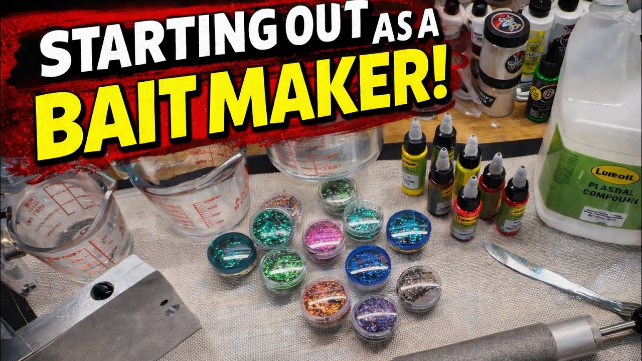 Starting Out as a Bait Maker | Beginner Soft Plastic Setup