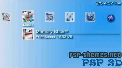 PSP Theme PSP3D PSP-Themes.NET