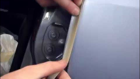 MASKING TAPE ON THE EDGE OF A DOOR