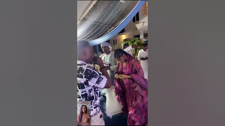 Nollywood Actress, Priscilla Ojo & her darling husband dancing nicely at their son's naming ceremony
