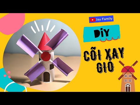 Video: 3 cách tạo cối xay gió bằng giấy