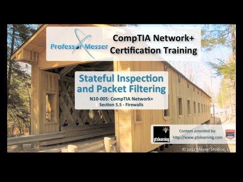 Stateful Inspection and Packet Filtering - CompTIA Network+ N10-005: 5.5