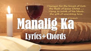 Miniatura del video "Manalig ka with lyrcs and chords Holy Mass Communion song"