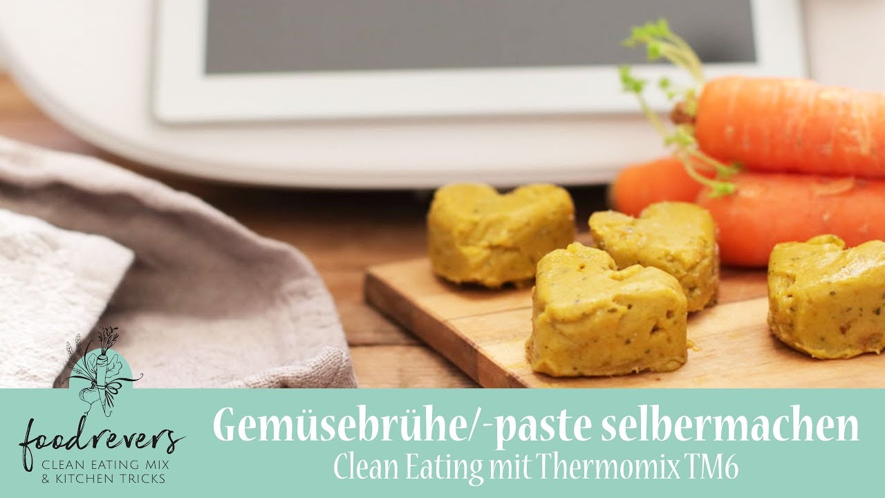 Gemüsepaste selbermachen im Thermomix TM6 - Clean Eating Rezept - YouTube