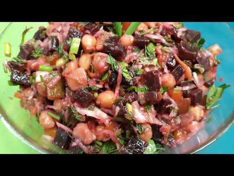 Вкусный полезный Винегрет с без горошка, уксуса и фасоли