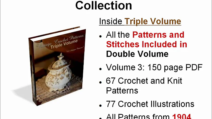 Discover Rare Vintage Crochet Patterns from 1891-1904