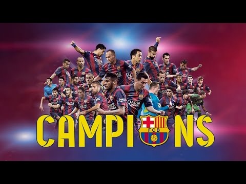 FC Barcelona, campeones Champions League 2015 YouTube