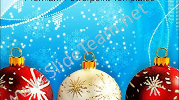 Christmas Balls Christmas PowerPoint Templates PPT Backgrounds  1112 Slides Backgrounds