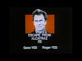 Escape from alcatraz 1979 movie review  sneak previews with roger ebert and gene siskel