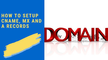 How To Setup MX, CNAME and A Records For Your Domain