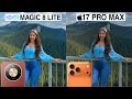 Honor Magic 8 Lite Vs iPhone 17 Pro Max Camera Test Comparison 