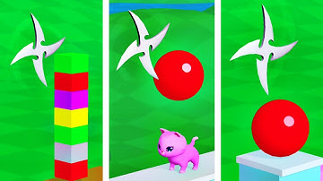 Dont Slice The Cats 🔪⚔️🪓 Very Satisfying And Relaxing ASMR Slicing Game Perfect!