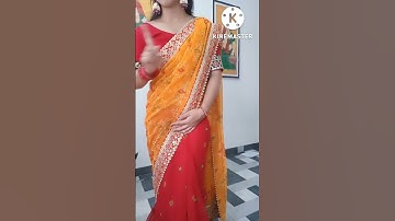 #shorts how to look tall and slim in saree #saree #sareetips #sareehack #sareedrape #palluhack