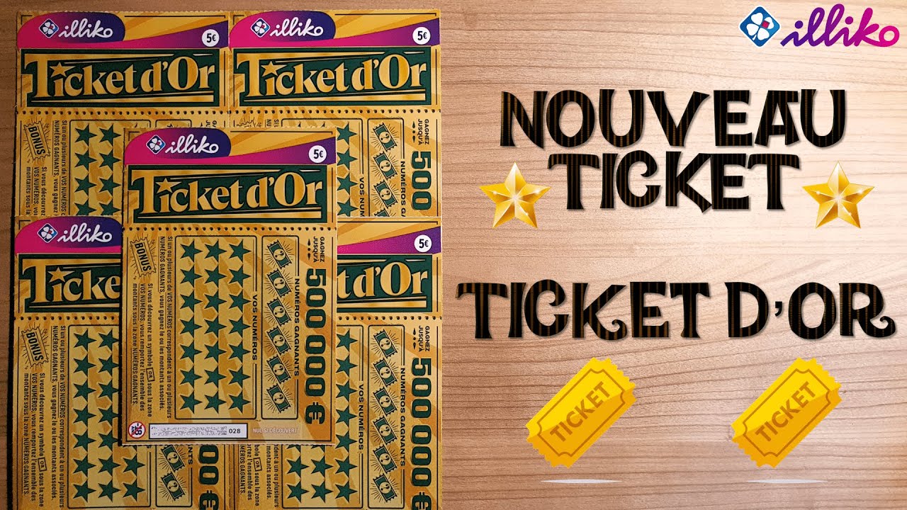 Illiko® Ticket d'Or, le nouveau jeu de grattage jusqu'à 500 000€ !