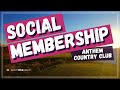 Anthem Country Club AZ: What does the Social Membership Include?