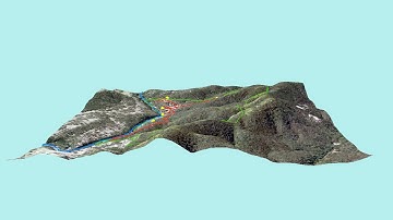 ArcMap - ArcScene 3D model (example)