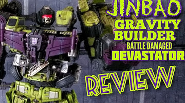 Jinbao KO Oversized Gravity Builder Devastator Battle Damaged Version review