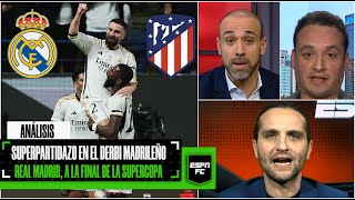 ANÁLISIS Triunfazo de Real Madrid vs Atlético de Madrid en las semifinales de la Supercopa | ESPN FC image