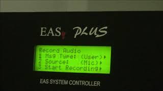 How to Record a Message on the Trilithic EASy PLUS