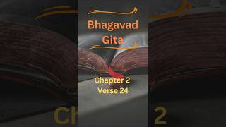 Bhagavad Gita 2.24 | The Unbreakable & Eternal Soul ✨ #महाभारत #krishna #shorts #gitakagyan