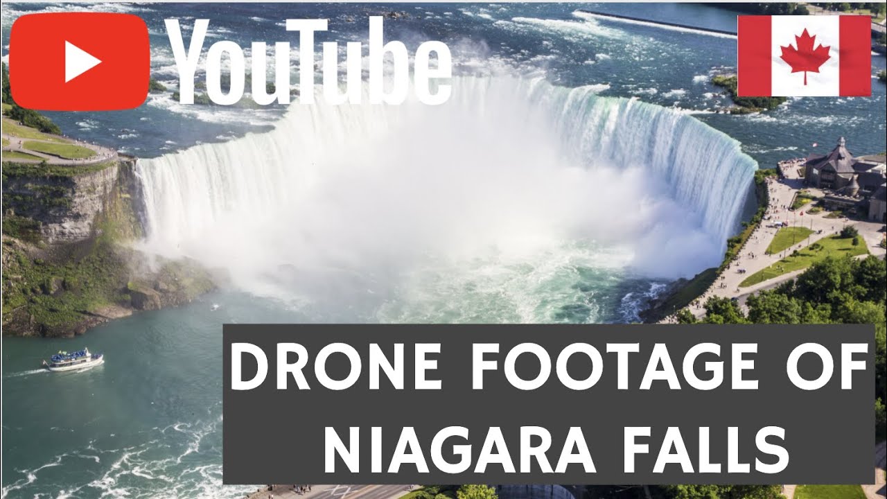 Drone Footage of Niagara Falls Canada/USA