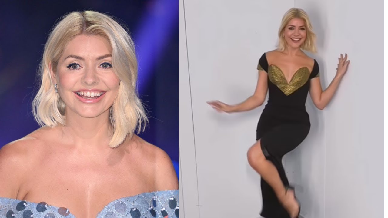 Holly Willoughby Shows Off Her Sexy Dance Moves And Wiggles Her Bottom Dancing On Ice Semi