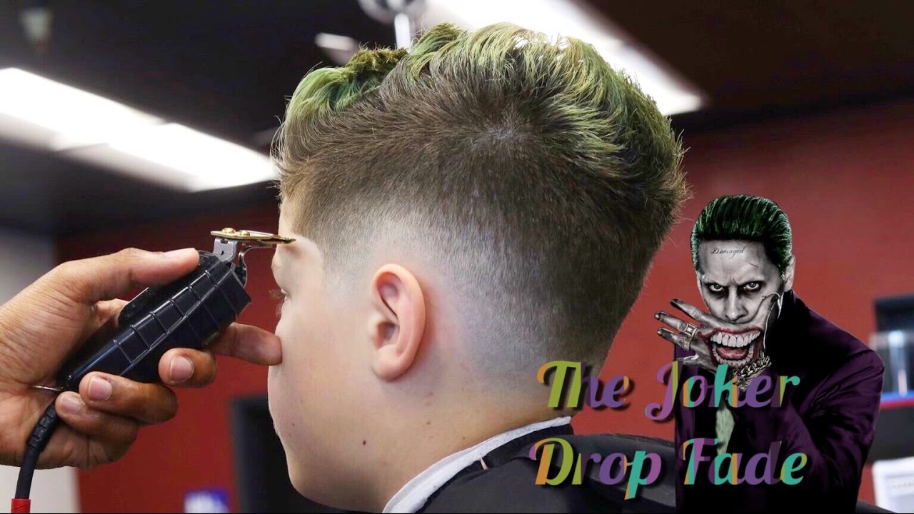 FULL LENGTH HAIRCUT TUTORIAL:  THE JOKER DROP FADE