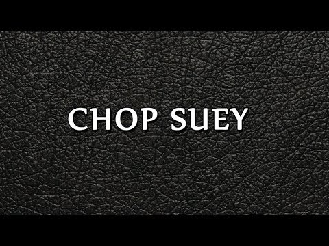 Chop Suey - EASY TO LEARN - RECIPES