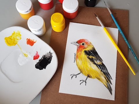 8 Dicas para pintar com guache - Curso de Desenho - Eu que Desenhei