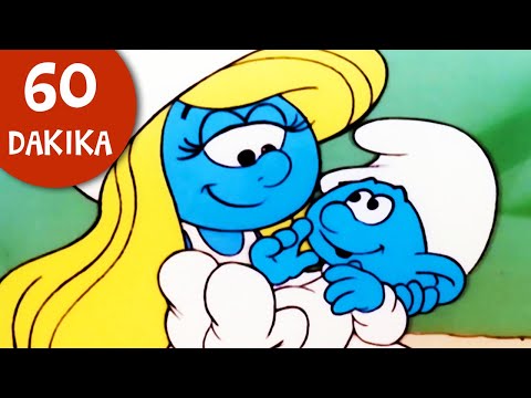 60 dakika uzunluğunda Şirinler • Sevimli Bebek Şirin! • Şirinler