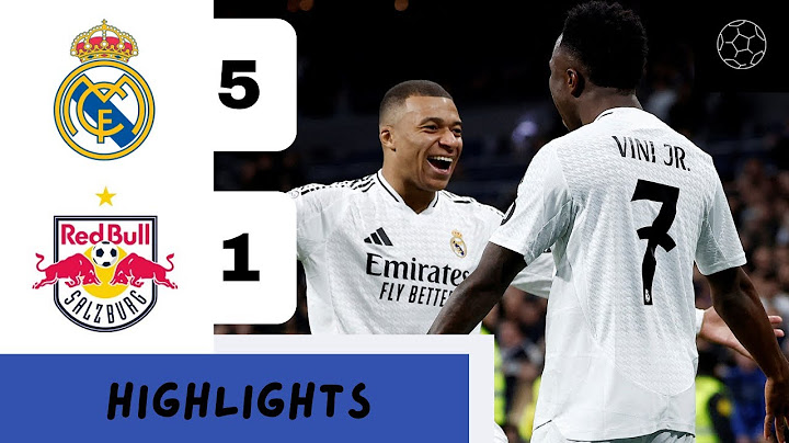 Real Madrid vs RB Salzburg | 5 - 1 | Full Game Highlights