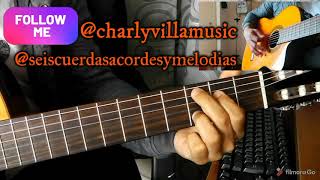 Mientras más pasaba el tiempo [Andrés Cepeda] Tutorial de Guitarra por Charly Villa