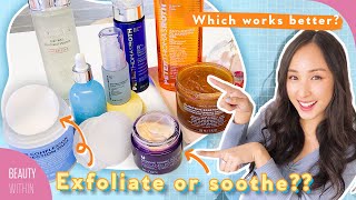 Chemical Exfoliants vs Soothing Ingredients: Which Products Work Best For Each Skin Type ?