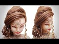 Bridal hairstyle | Juda Hairstyle for long hair | hair style girl for wedding | kashee hair style