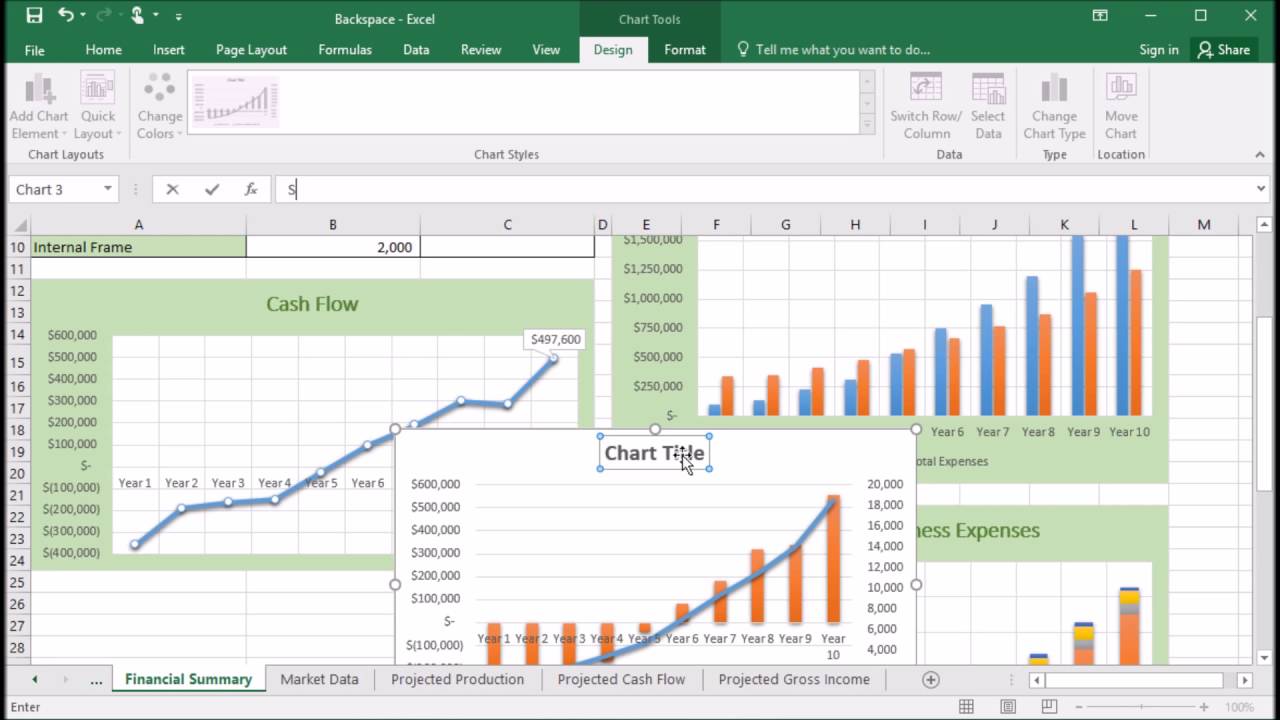 How To Do Charts In Excel 2016