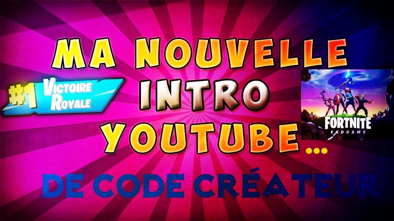 MA NOUVELLE INTRO YOUTUBE [DE CODE CRÉATEUR] [Les Abonnés Aux Commandes ...
