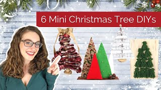 6 *NEW* DIY MINI CHRISTMAS TREES | Dollar Tree Christmas DIYs 2023